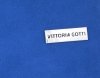 GEANȚĂ DIN PIELE tip poștaș Vittoria Gotti cobalt V5576